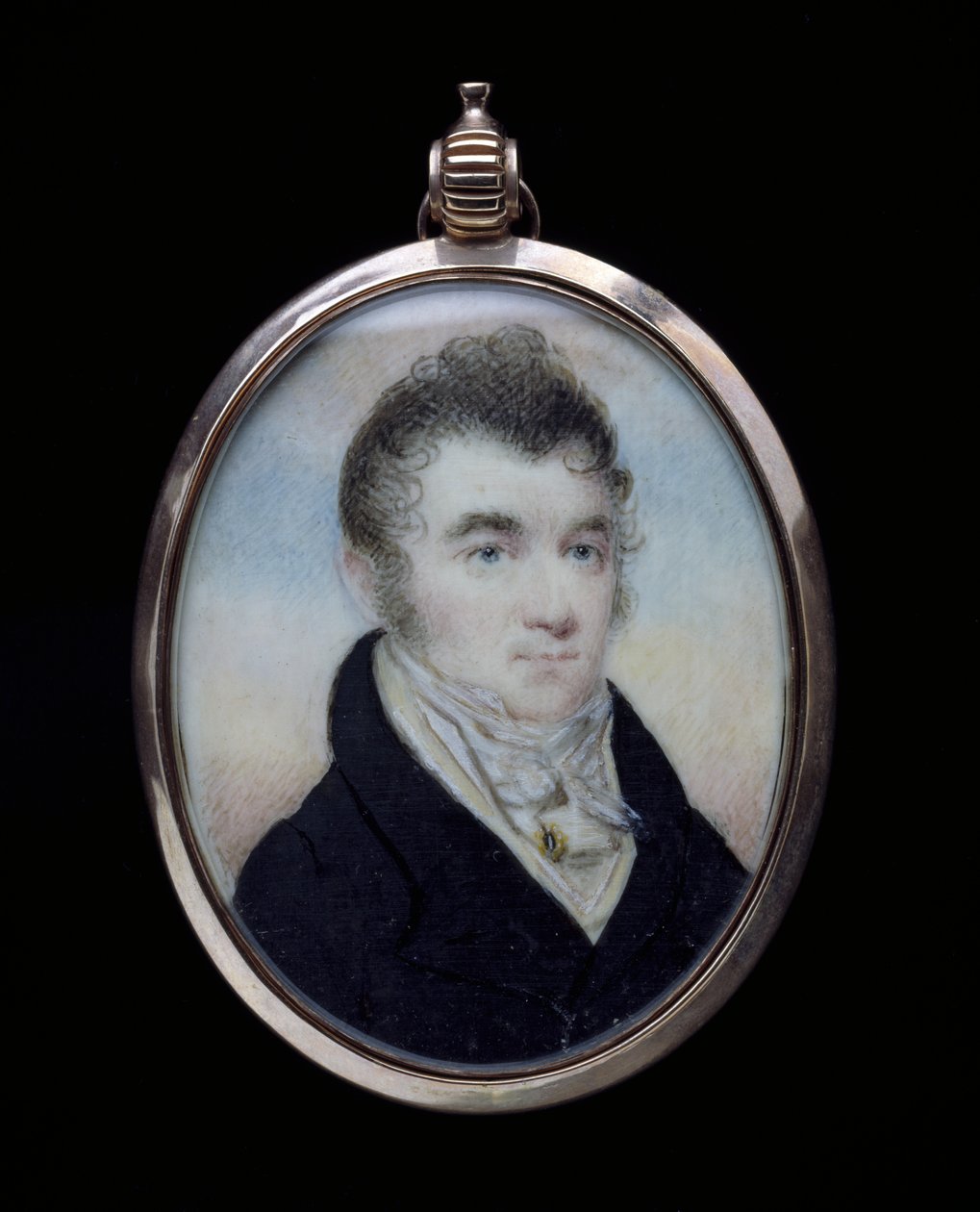 Retrato de JS Willett, c.1810 (aquarela sobre marfim) de Raphaelle Peale