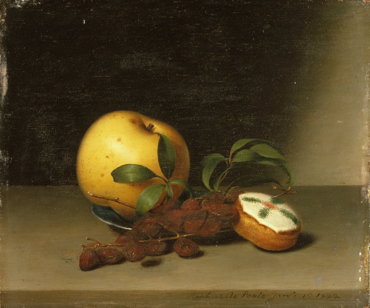 Ainda vida com bolo, 1822 de Raphaelle Peale