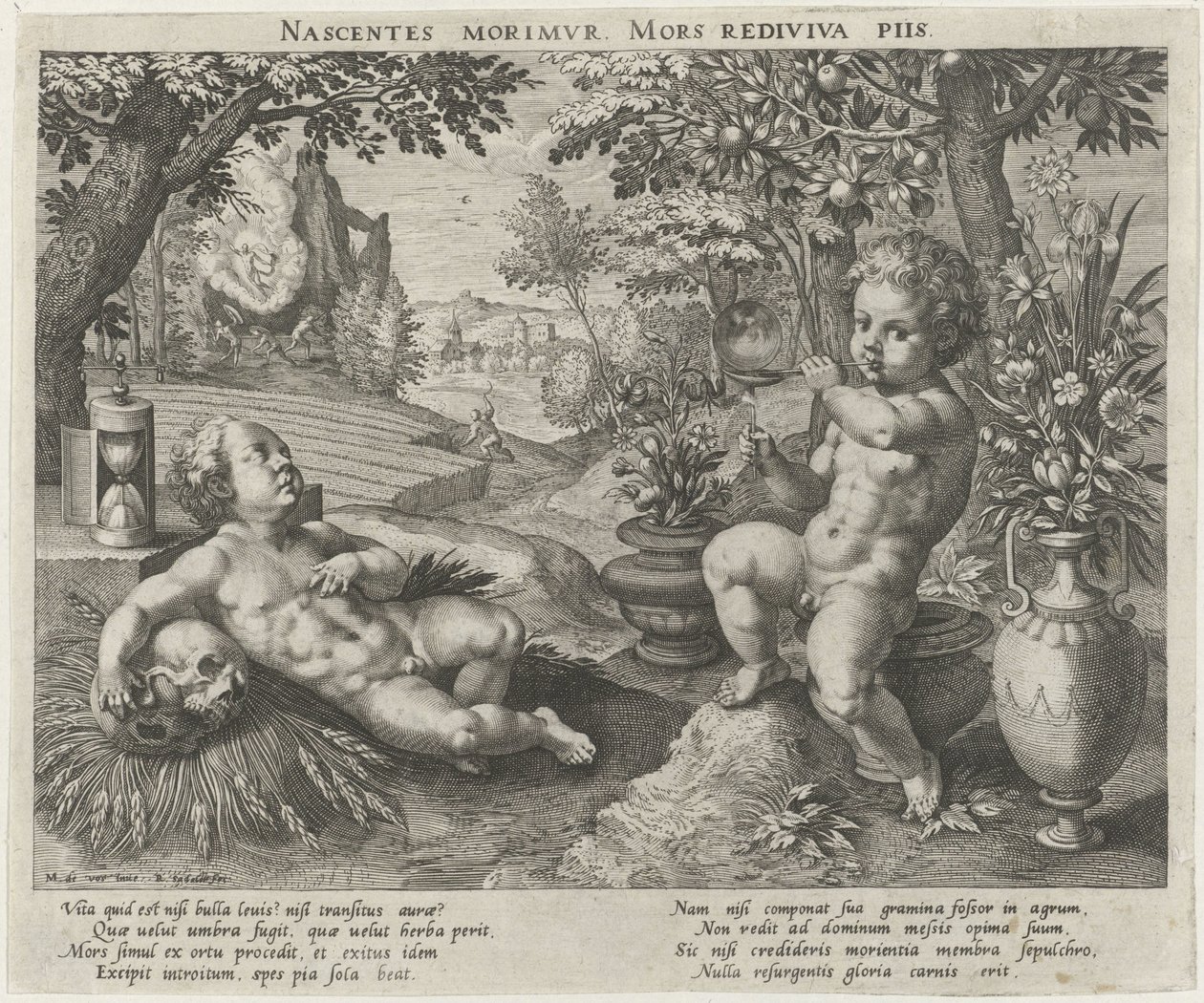 Alegoria da transitoriedade de Raphaël Sadeler (I)