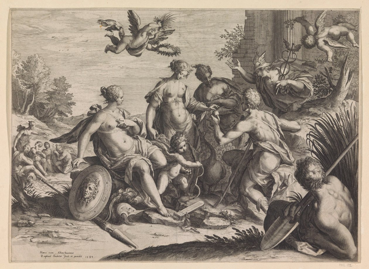 Julgamento de Paris de Raphaël Sadeler (I)