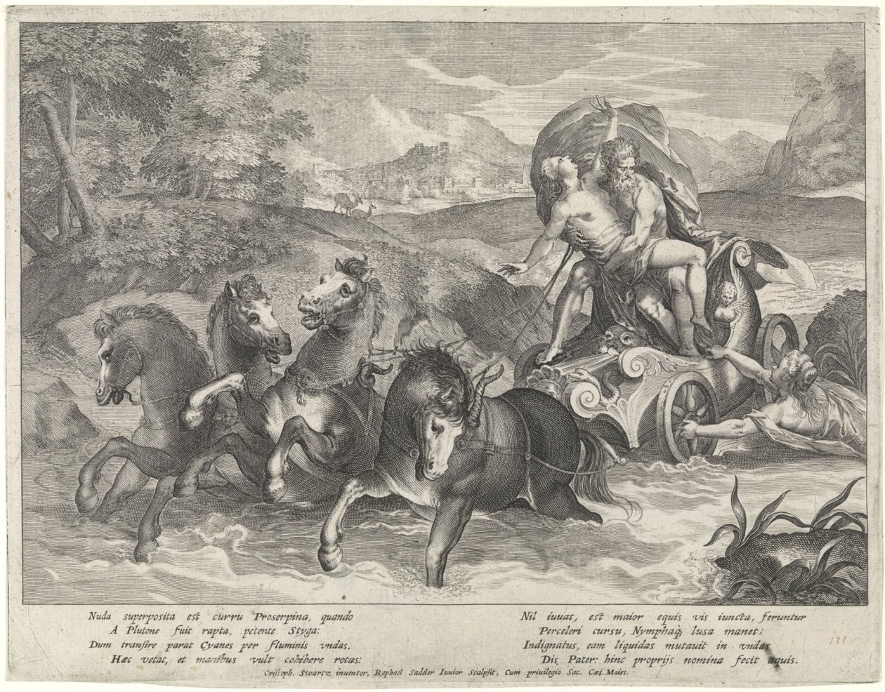 Telhado de Proserpina de Raphaël Sadeler (II)