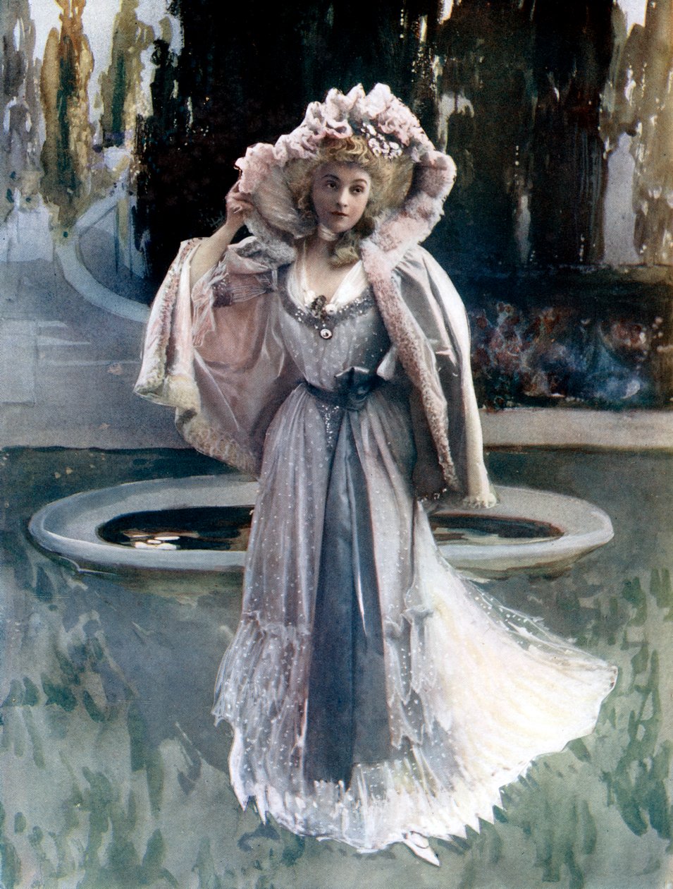 Gabrielle Rejane em Sylvie, c1902. de Rautlinger