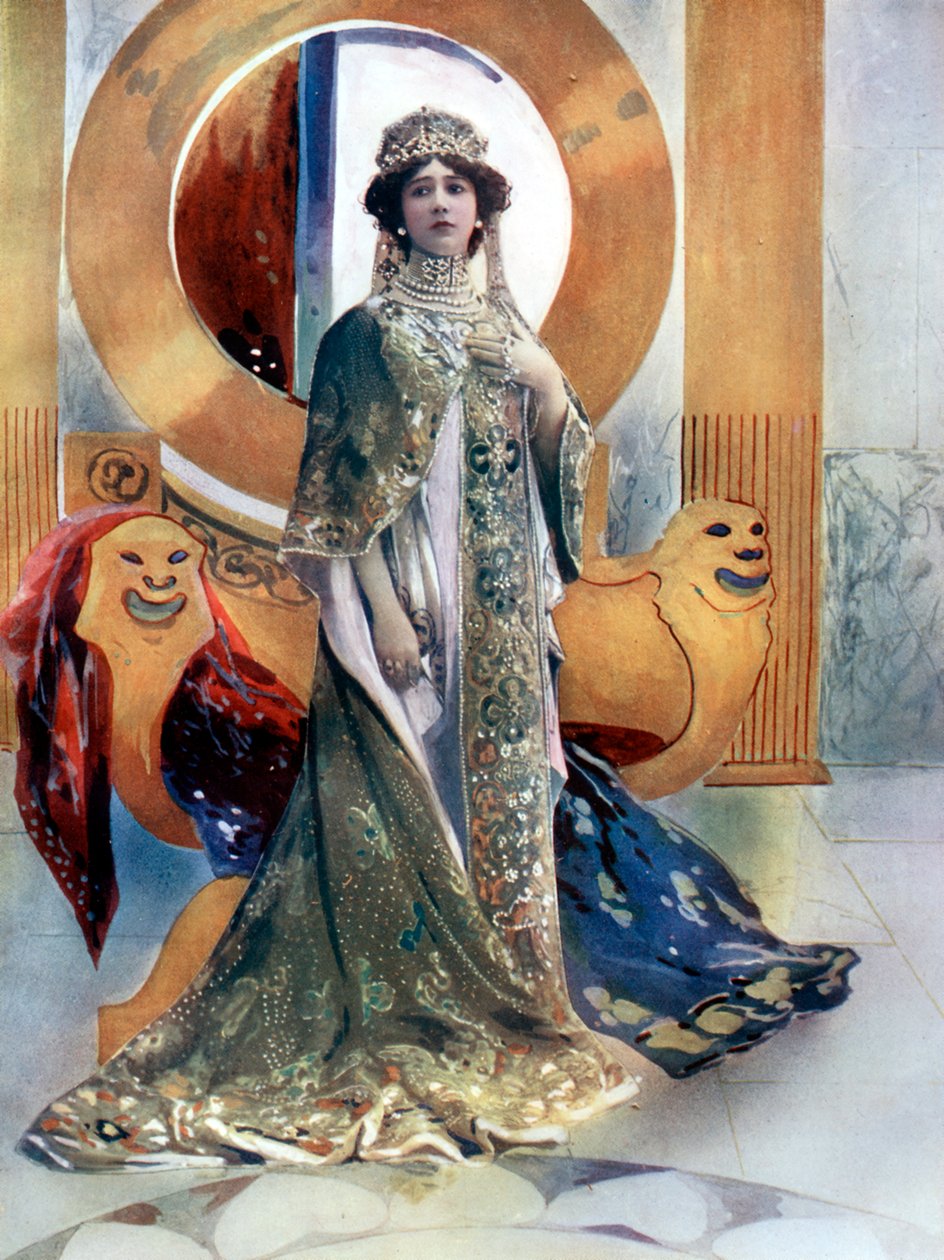 Madame Otero em A Imperatriz, c1902. de Rautlinger
