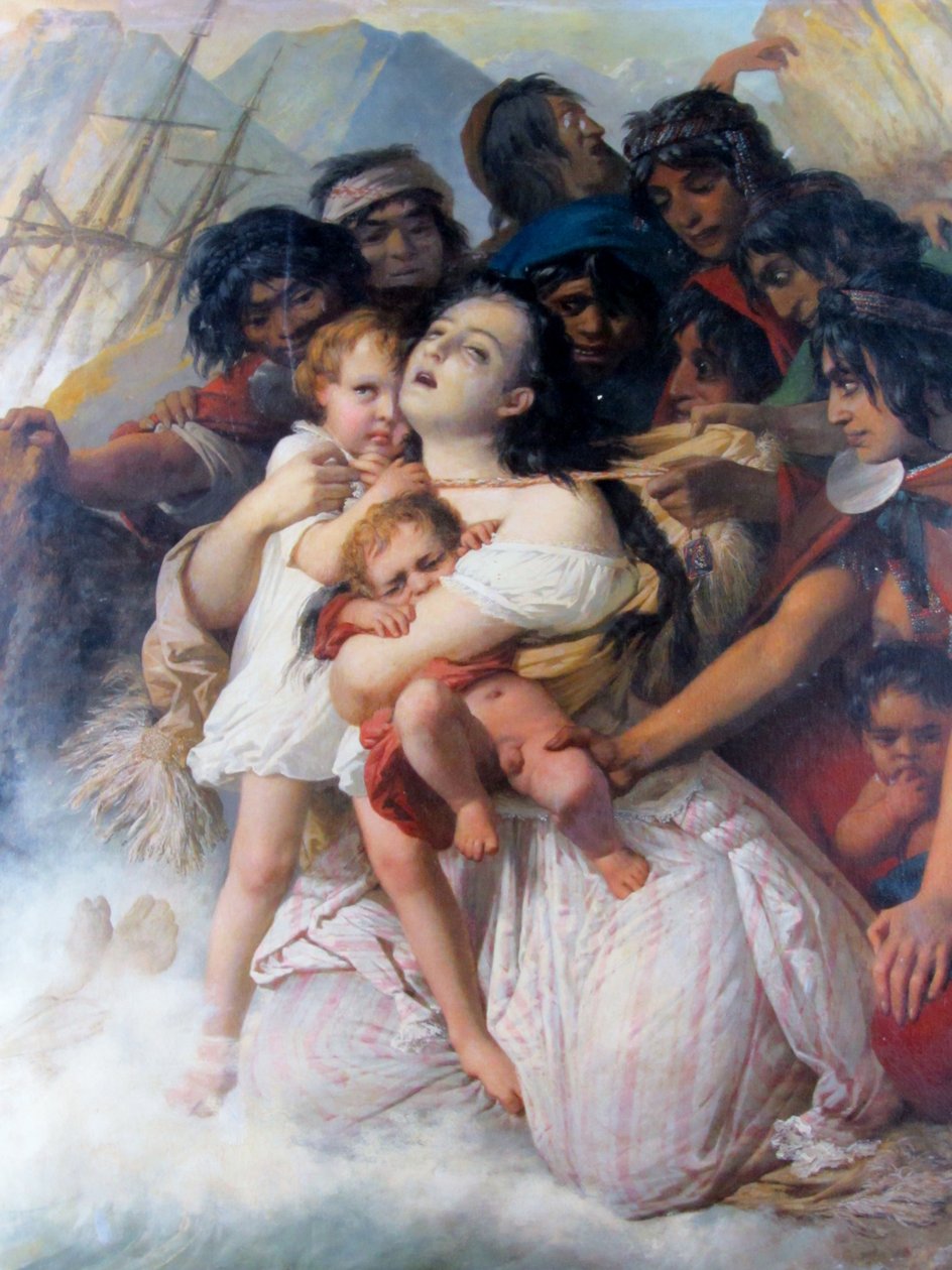 Naufrágio do "jovem Daniel" de Raymond Auguste Quinsac Monvoisin