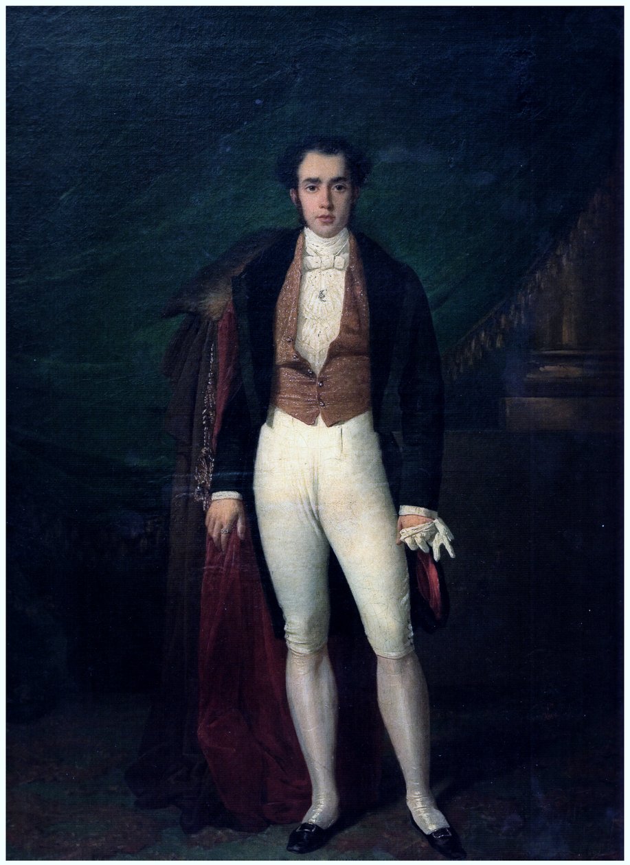 Retrato de José Manuel Ramirez Rosales de Raymond Quinsac Monvoisin