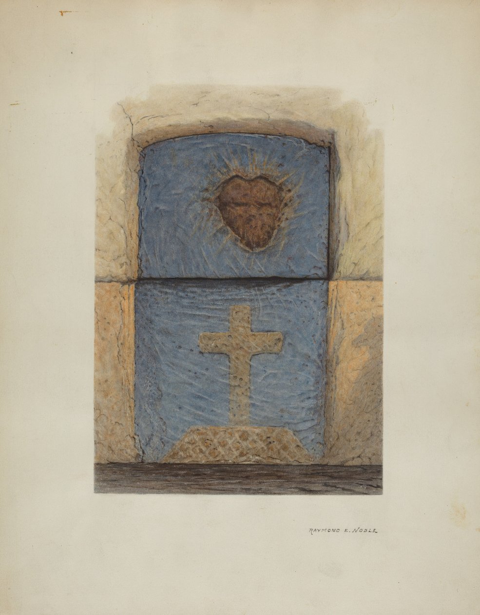 Pedra-chave, c. 1940. de Raymond E. Noble