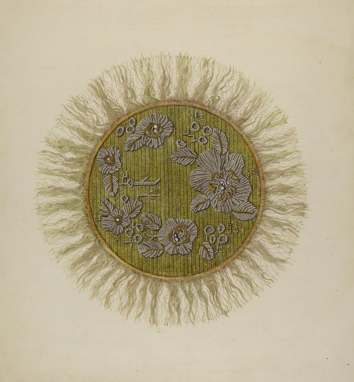 Luminária com contas, 1940. de Raymond Manupelli