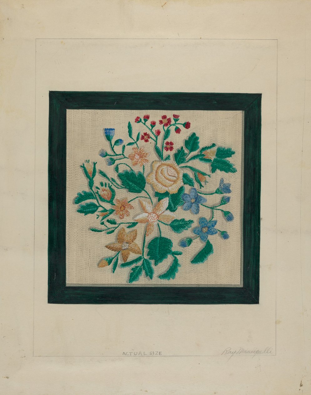 Peça de Bordado, c. 1936. de Raymond Manupelli