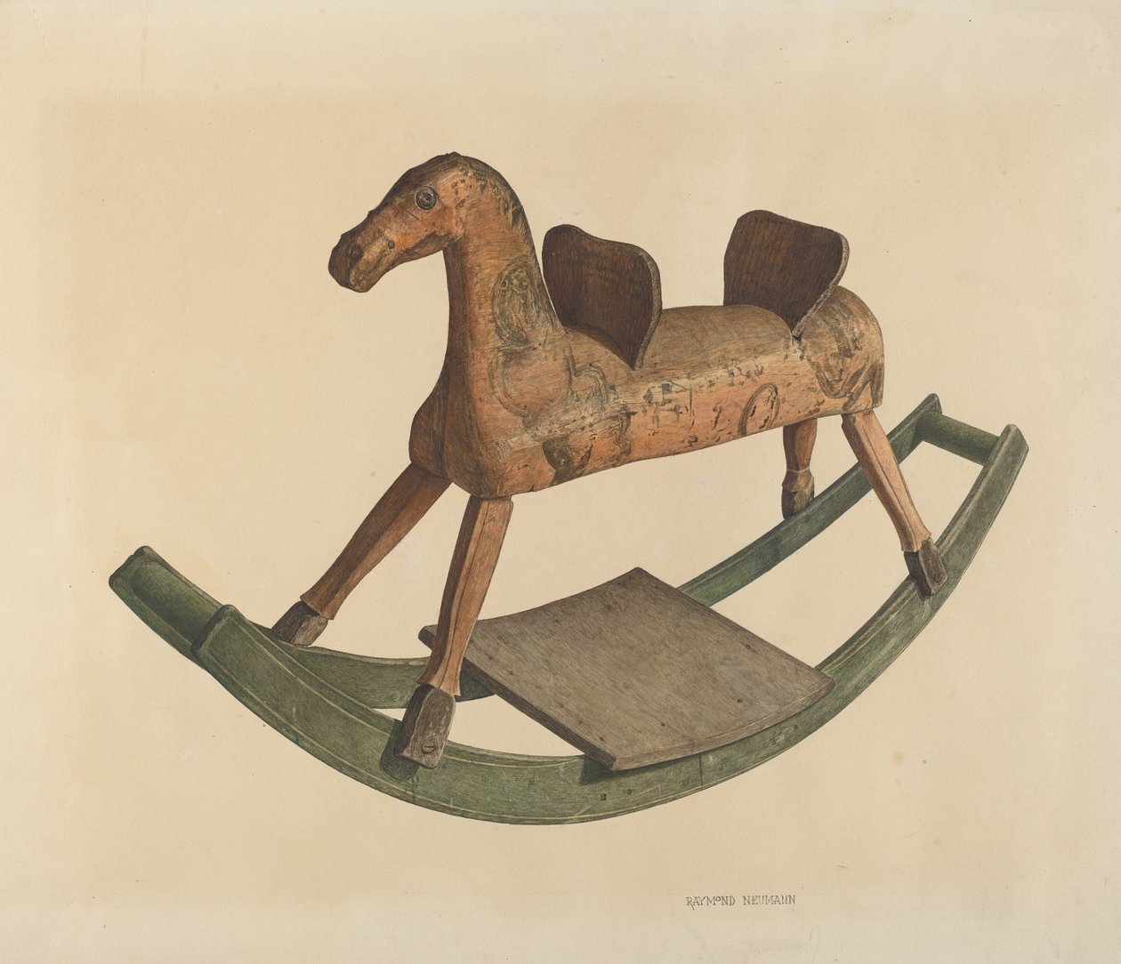 Cavalo de pau de Raymond Neumann