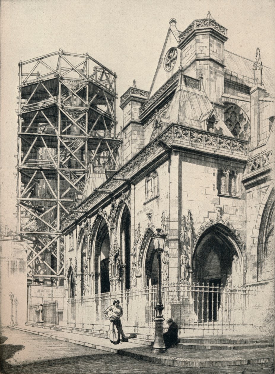Igreja de St Germain-lAuxerrois, 1915 de Raymond Ray Jones