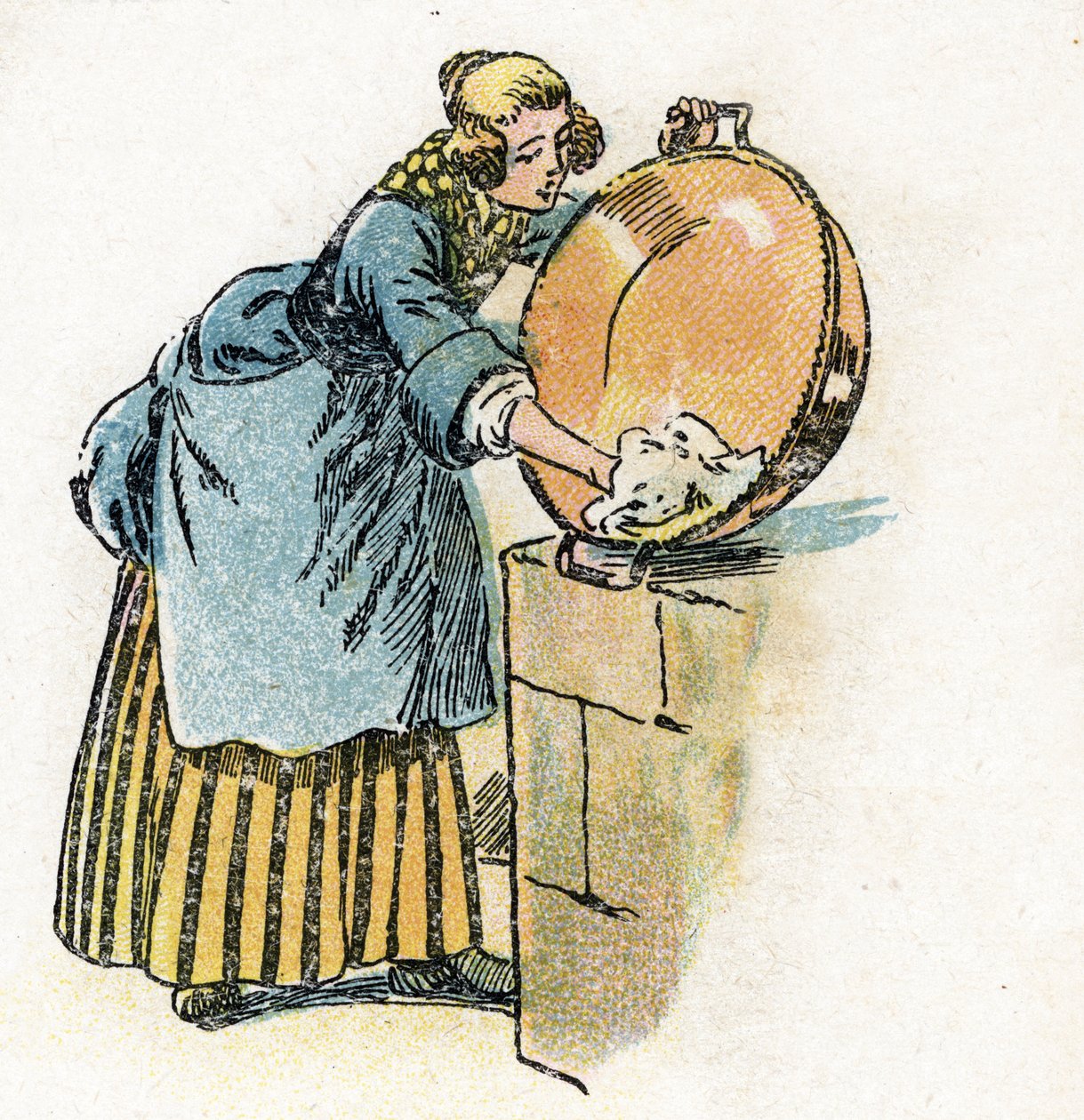 Ilustração de "Cinderela" para os Contos de Fadas de Charles Perrault (ilustração), cerca de 1920 de Raymond de la Neziere