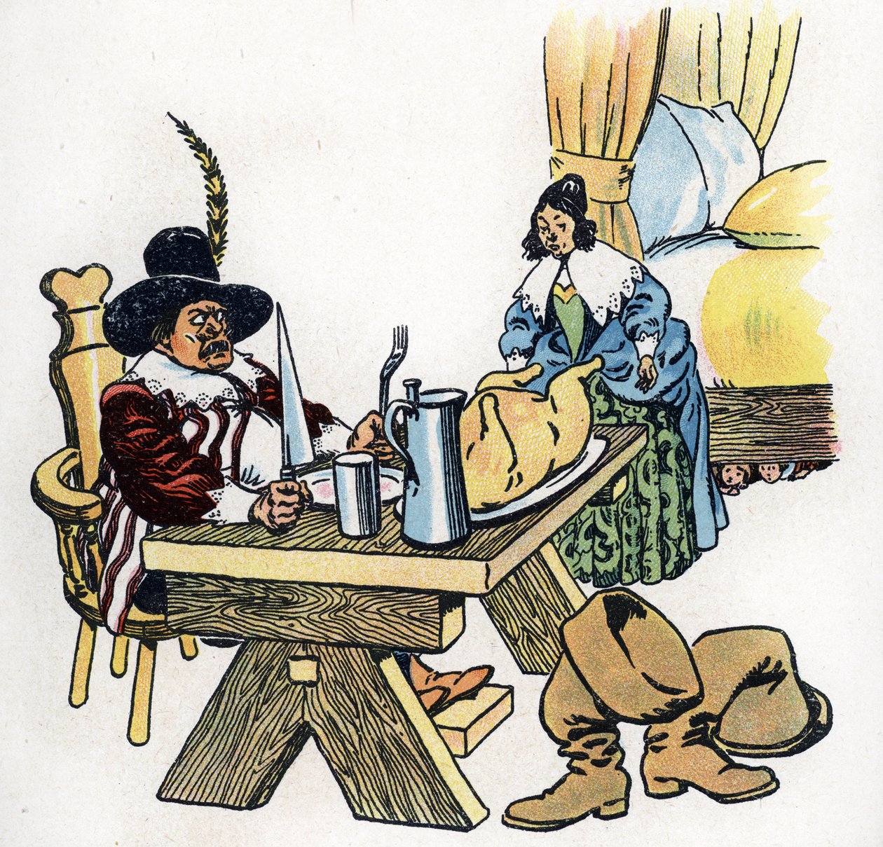 Ilustração de "Le Petit Poucet" para os Contos de Fadas de Charles Perrault (ilustração), cerca de 1920 de Raymond de la Neziere
