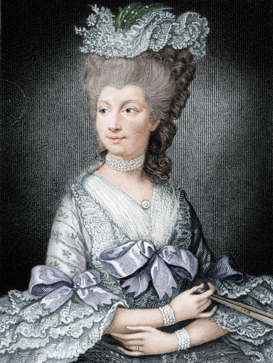 Rainha Charlotte, rainha consorte de George III, século XIX de Read
