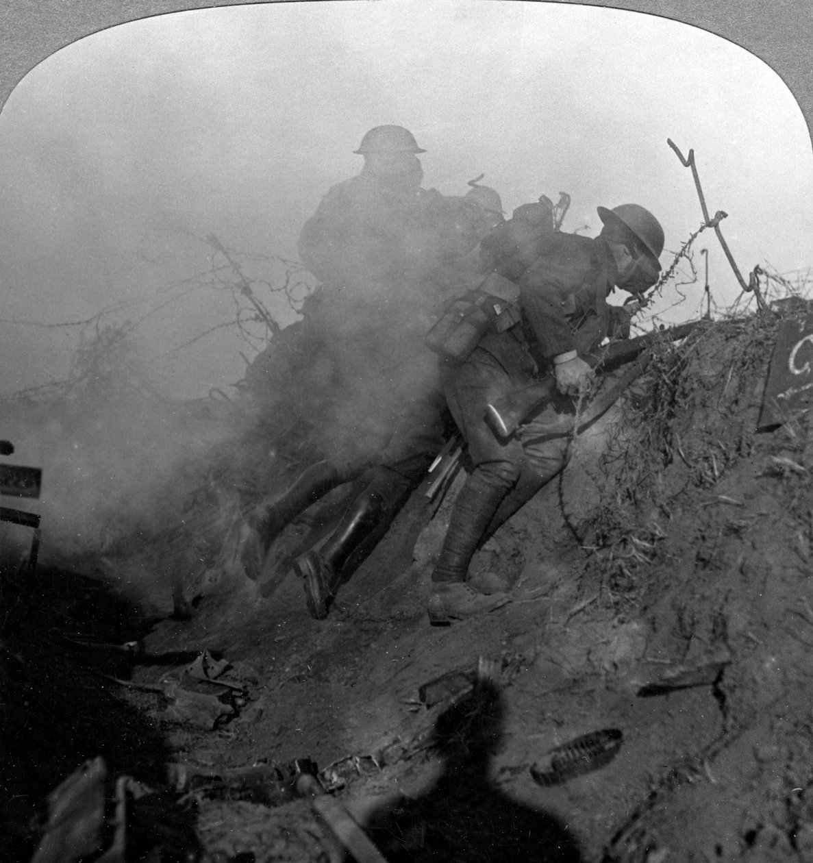 Guerra de trincheiras, Bourlon Wood, França, Primeira Guerra Mundial, 1914-1918. de Realistic Travels Publishers
