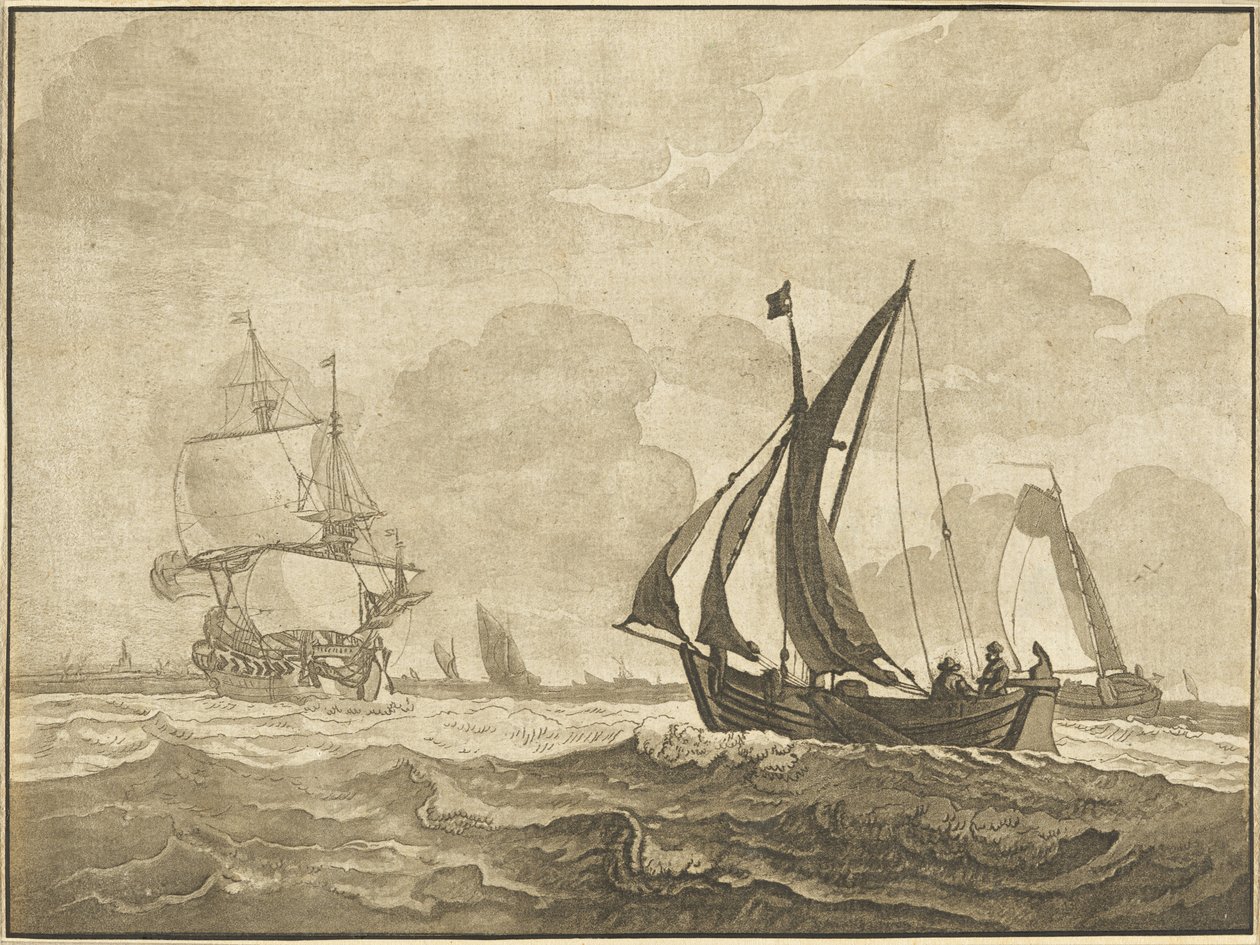 Seascape de Regina Schönecker after Wigerus Vitringa