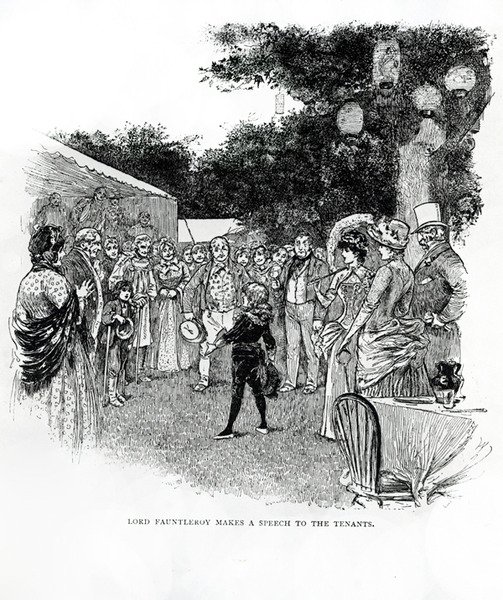 Ilustração para o Little Lord Fauntleroy (gravura) de Reginald Bathurst Birch