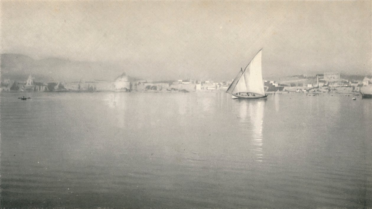 No porto, Palma, Maiorca, c1927, 1927 de Reginald Belfield