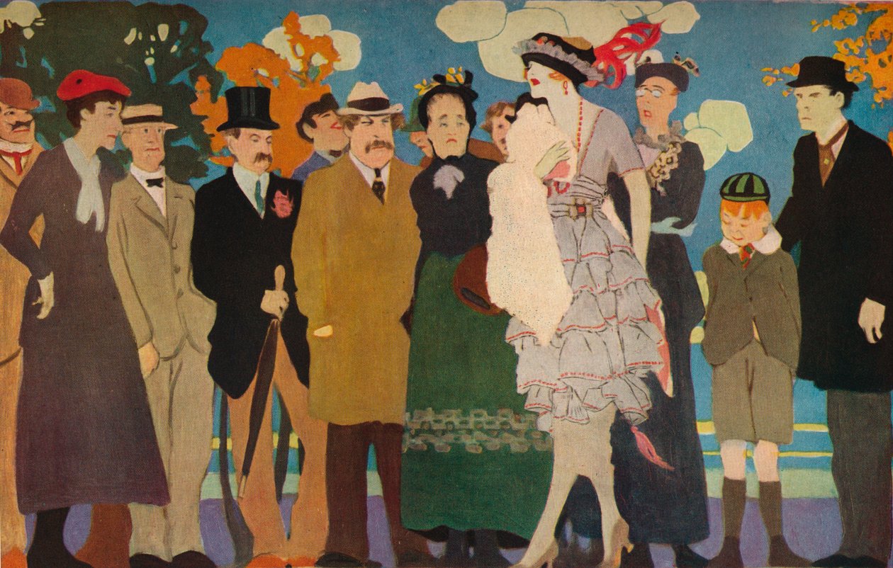 Algumas raposas e uma uva, c1887-1924, 1924 de Reginald Edward Higgins