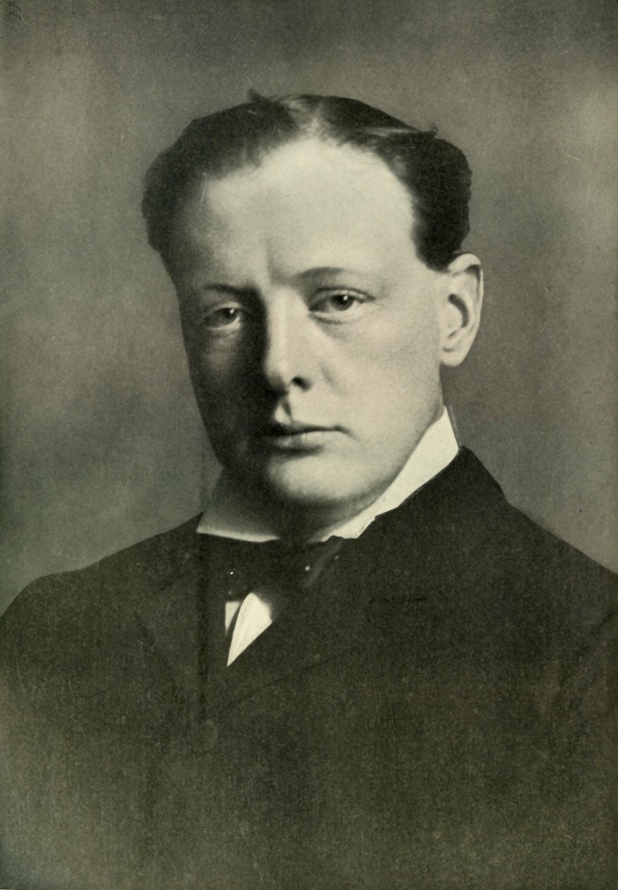 Winston Churchill Primeiro Senhor do Almirantado, 1919. de Reginald Haines