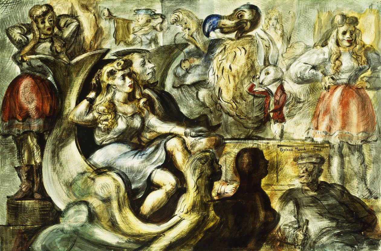 Alice no País das Maravilhas de Reginald Marsh