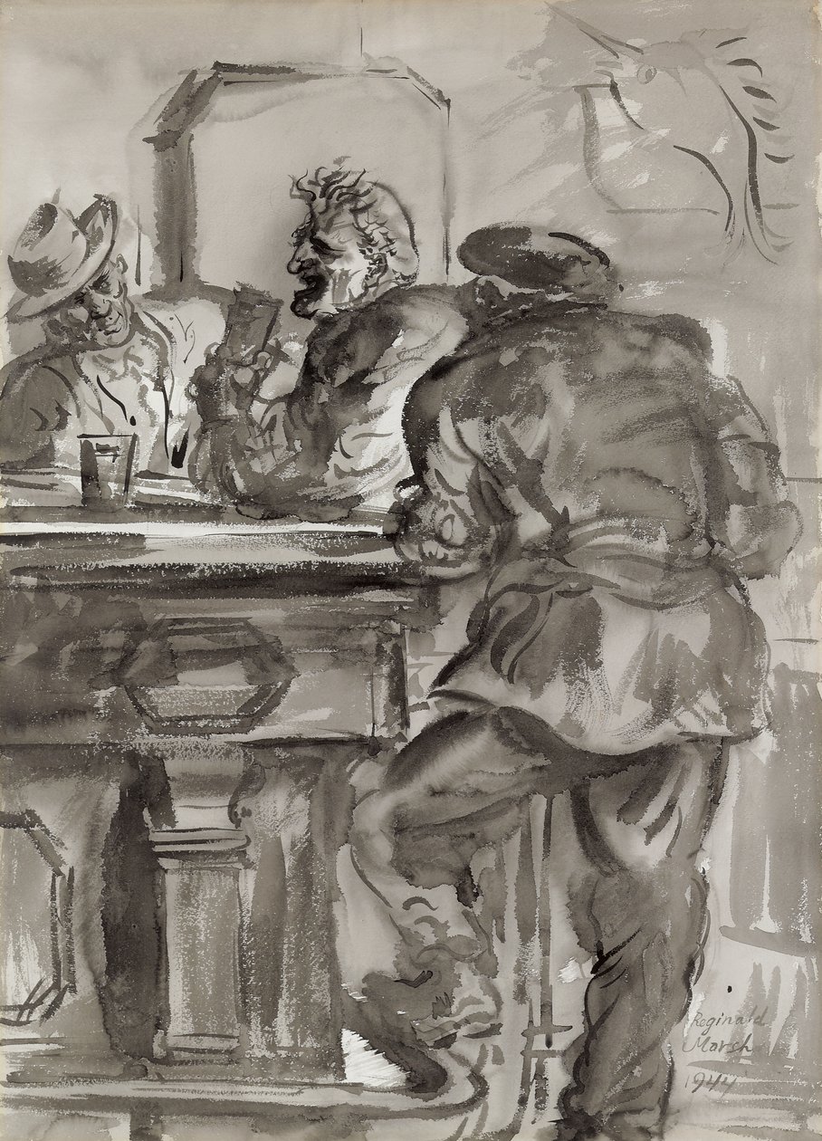Filósofo de bar de Reginald Marsh
