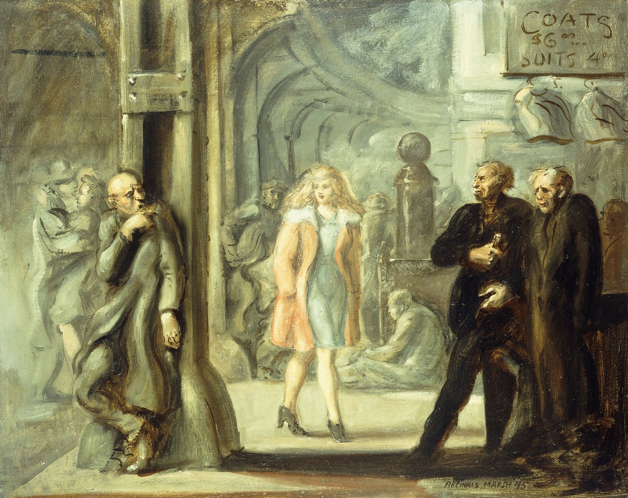 Cena de Bowery de Reginald Marsh