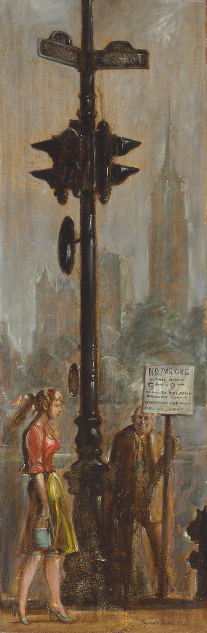 Broadway e 14th Street de Reginald Marsh