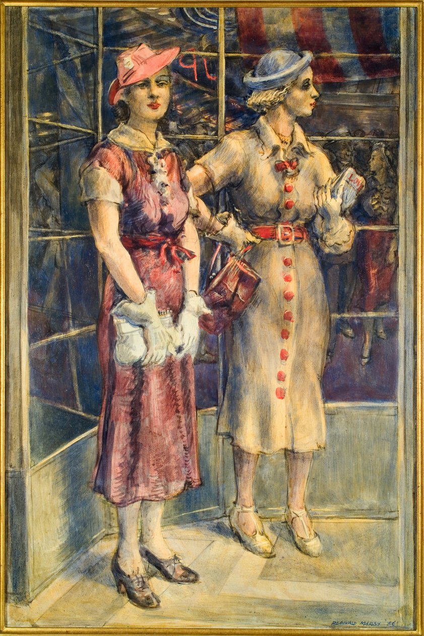 Botões vermelhos de Reginald Marsh