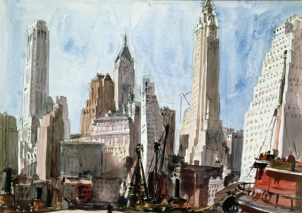 Arranha-céus de Reginald Marsh