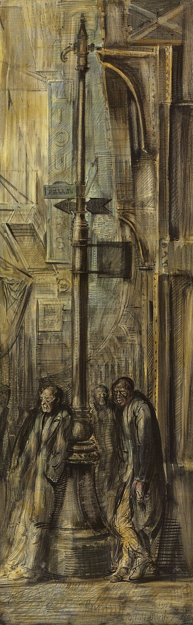 O Bowery na Pell Street de Reginald Marsh