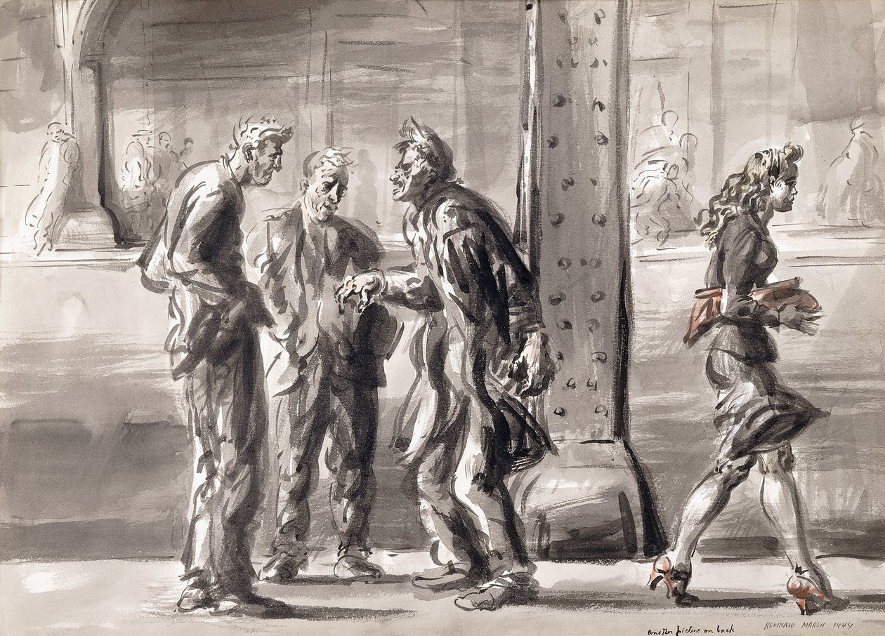 Sob o El de Reginald Marsh