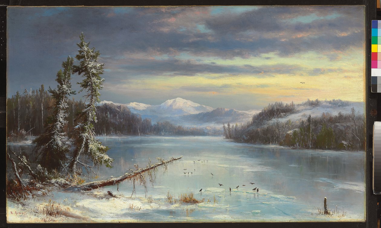 Paisagem de neve de Regis Francis Gignoux