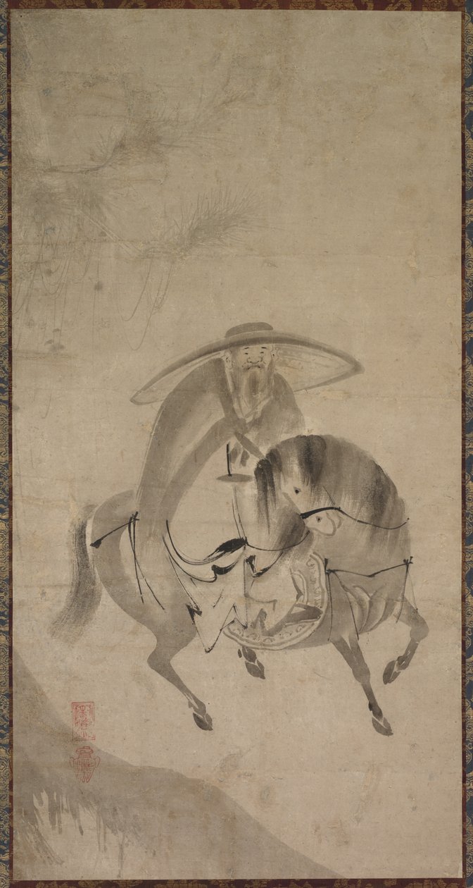 Su Dongpo montando um burro de Reietsu