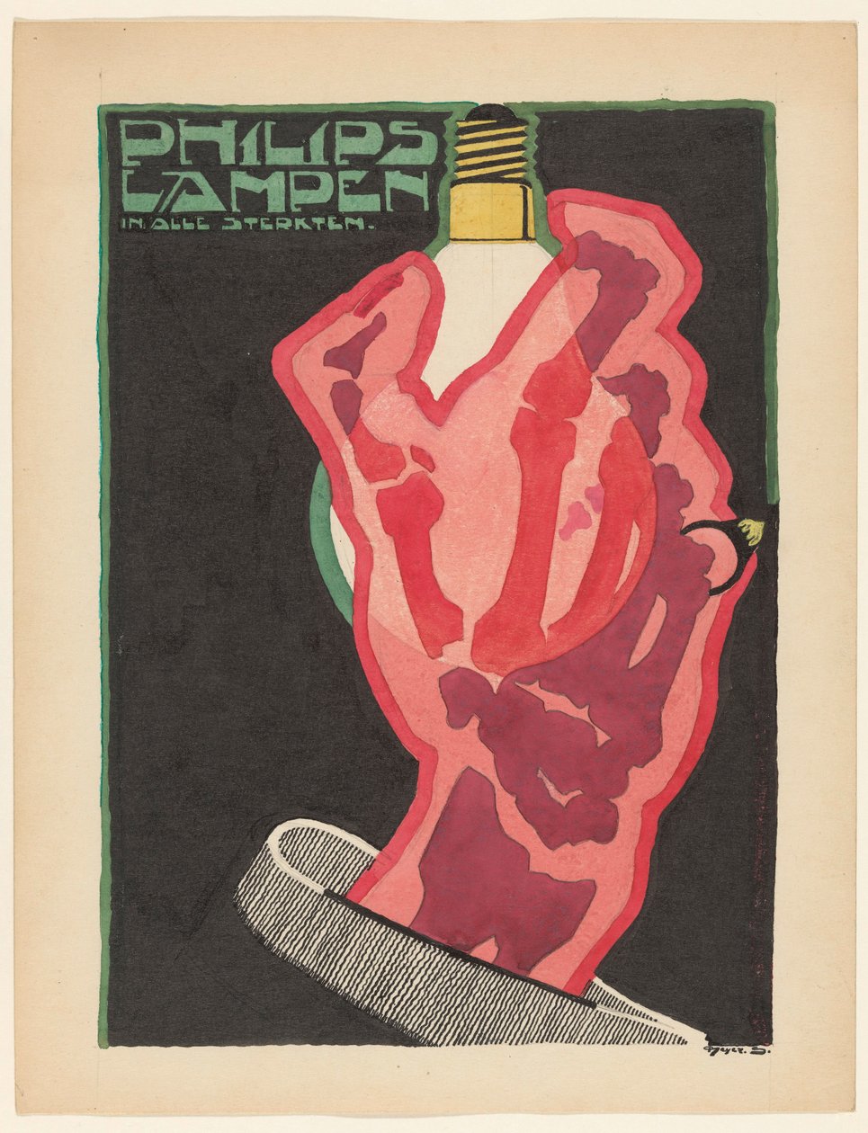 Lâmpadas Philips em todas as intensidades (título original no objeto) de Reijer Stolk (signed by artist)