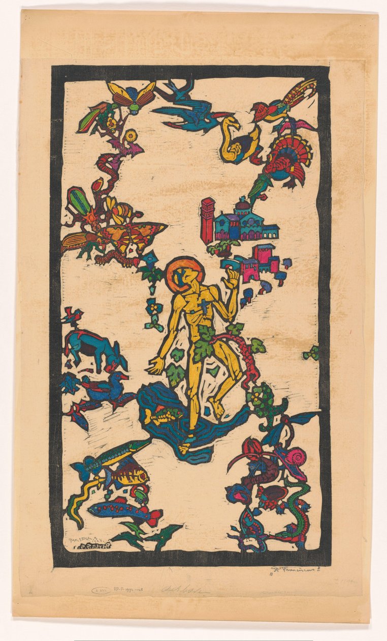 São Francisco (título original no objeto) de Reijer Stolk (signed by artist)