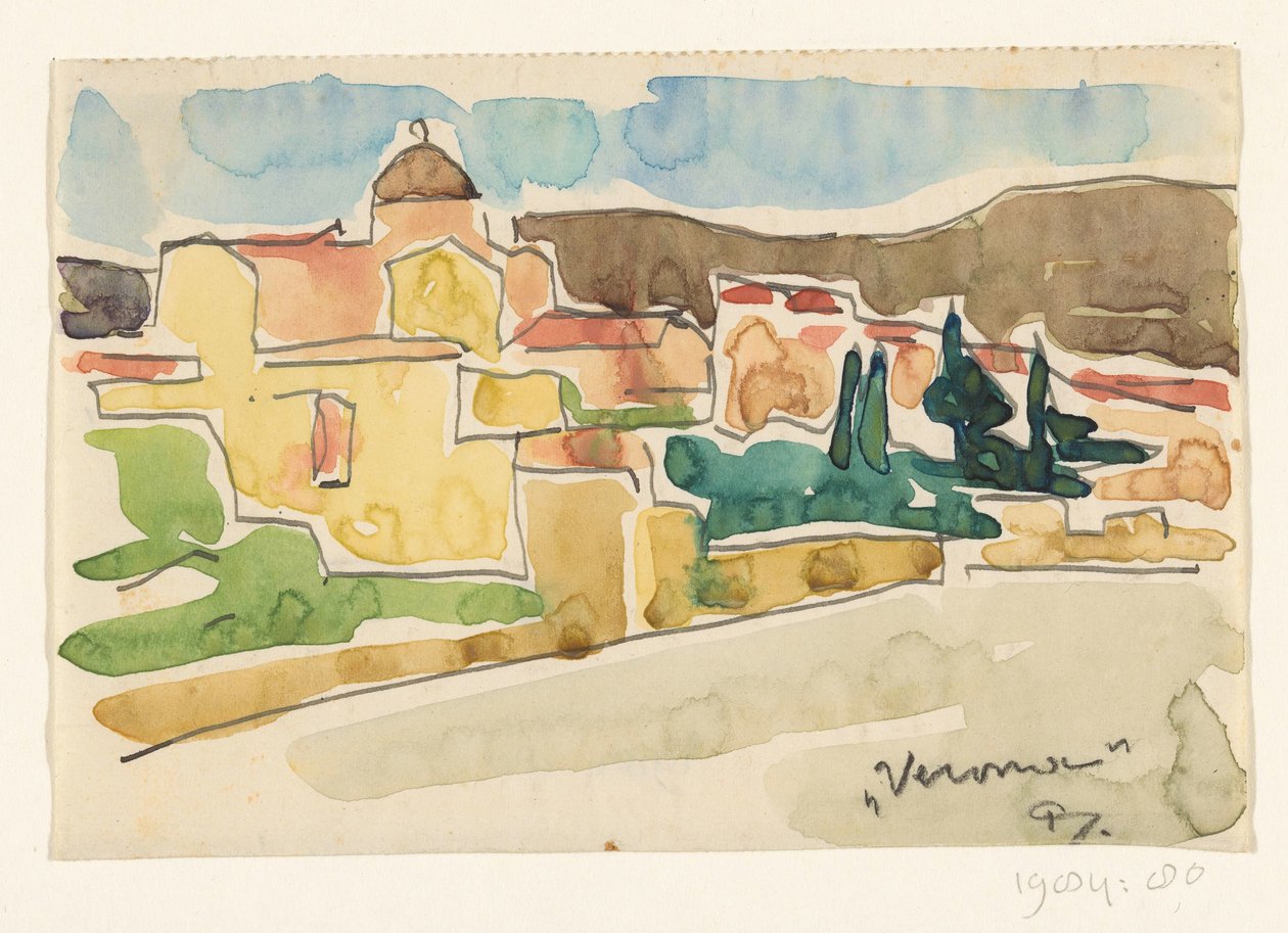 Verona (título original sobre o objecto) de Reijer Stolk (signed by artist)