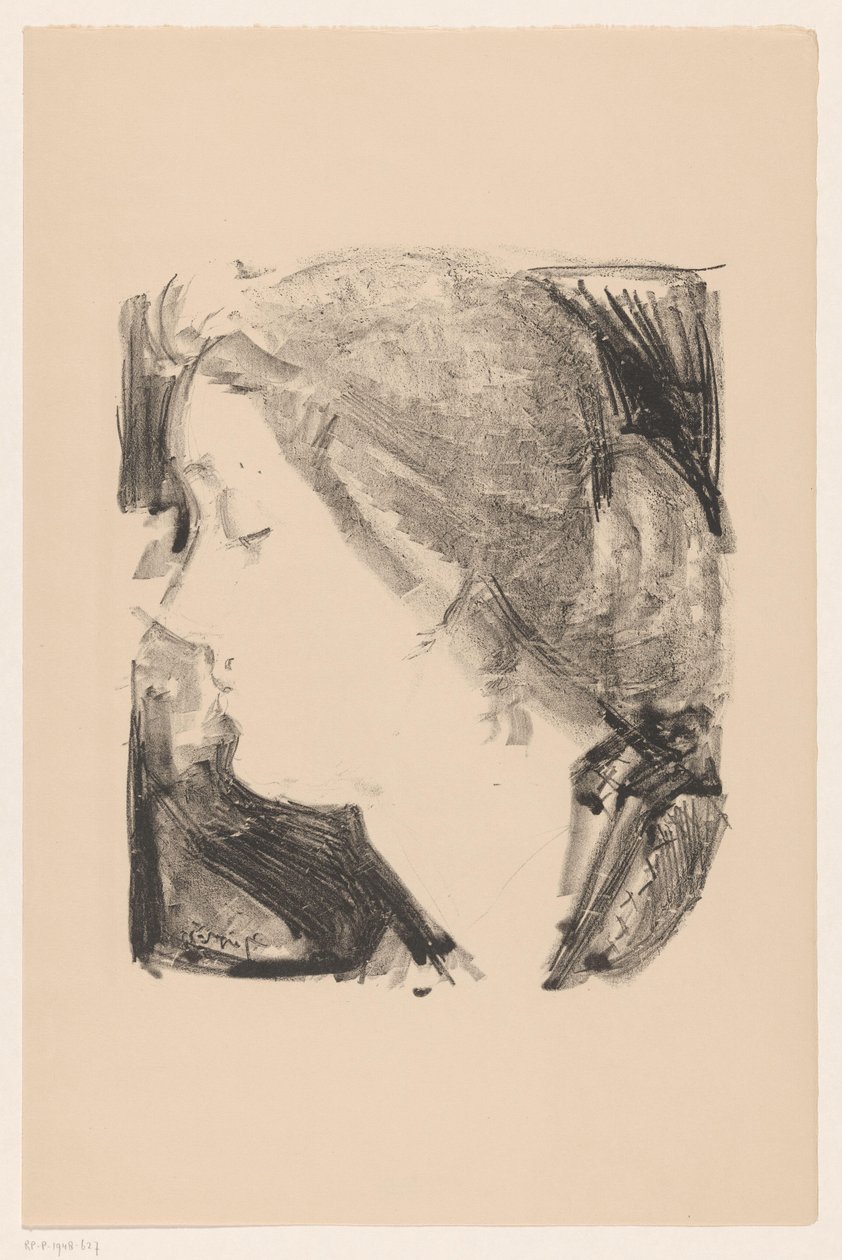 Retrato de Coba Stolk-Schmidt de Reijer Stolk