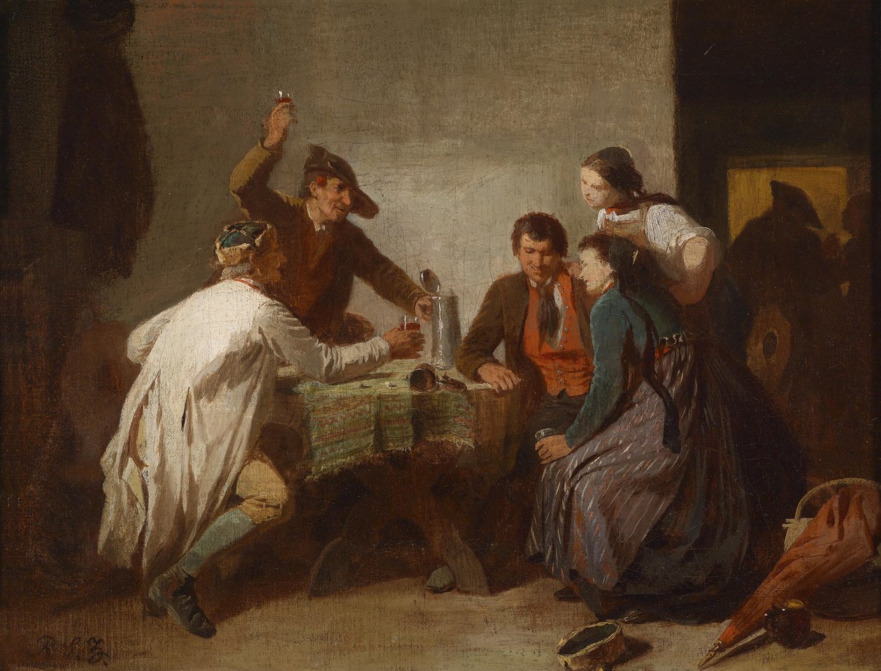 Taberna alegre rodada de Reinhard Sebastian Zimmermann