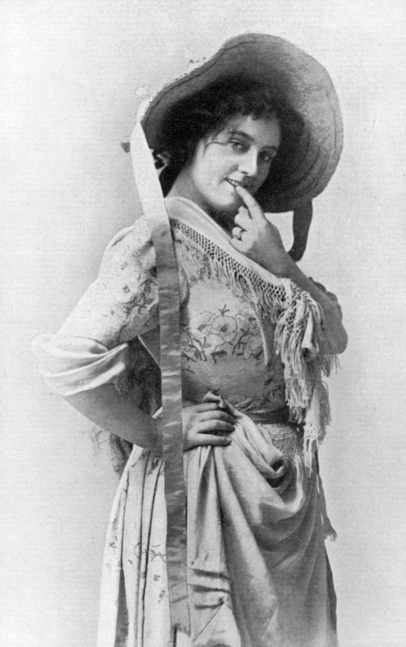 Evie Greene 1876-1917, Inglês Actess, 1902-1903. de Reinhold Thiele