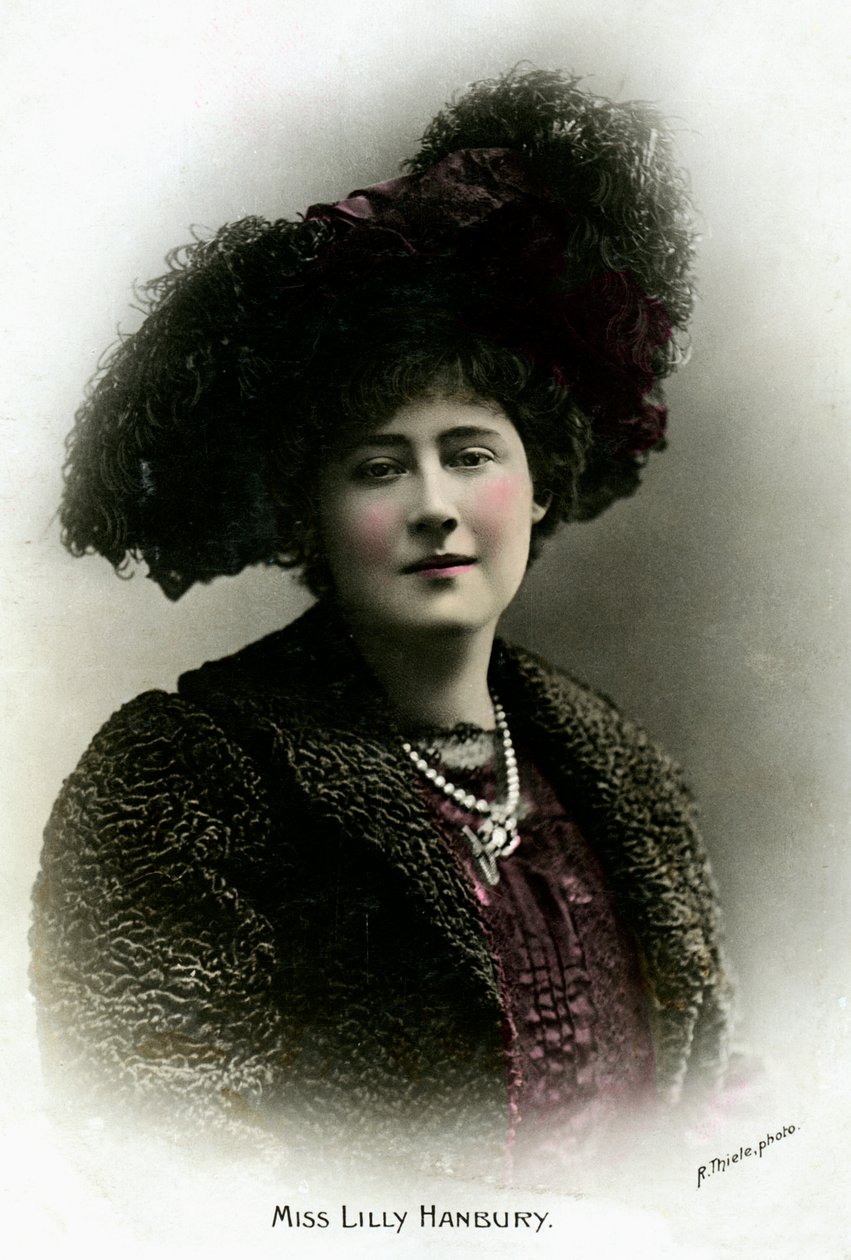 Lily Hanbury 1874-1908, atriz inglesa, início do século XX. de Reinhold Thiele