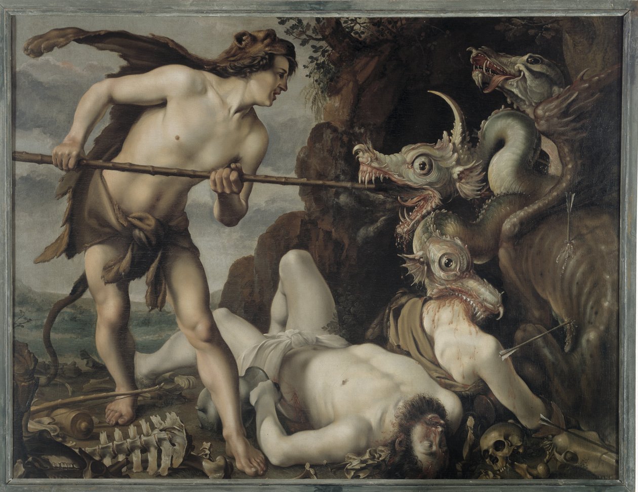 Cadmus matando o dragão de Reinhold Timm