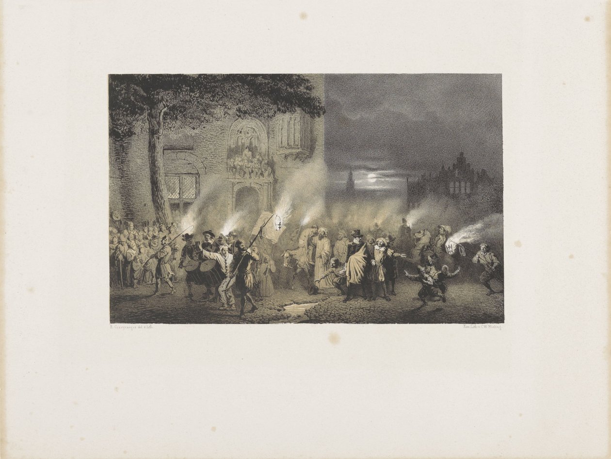 Cavalgada com o Bom Samaritano de Reinier Craeyvanger