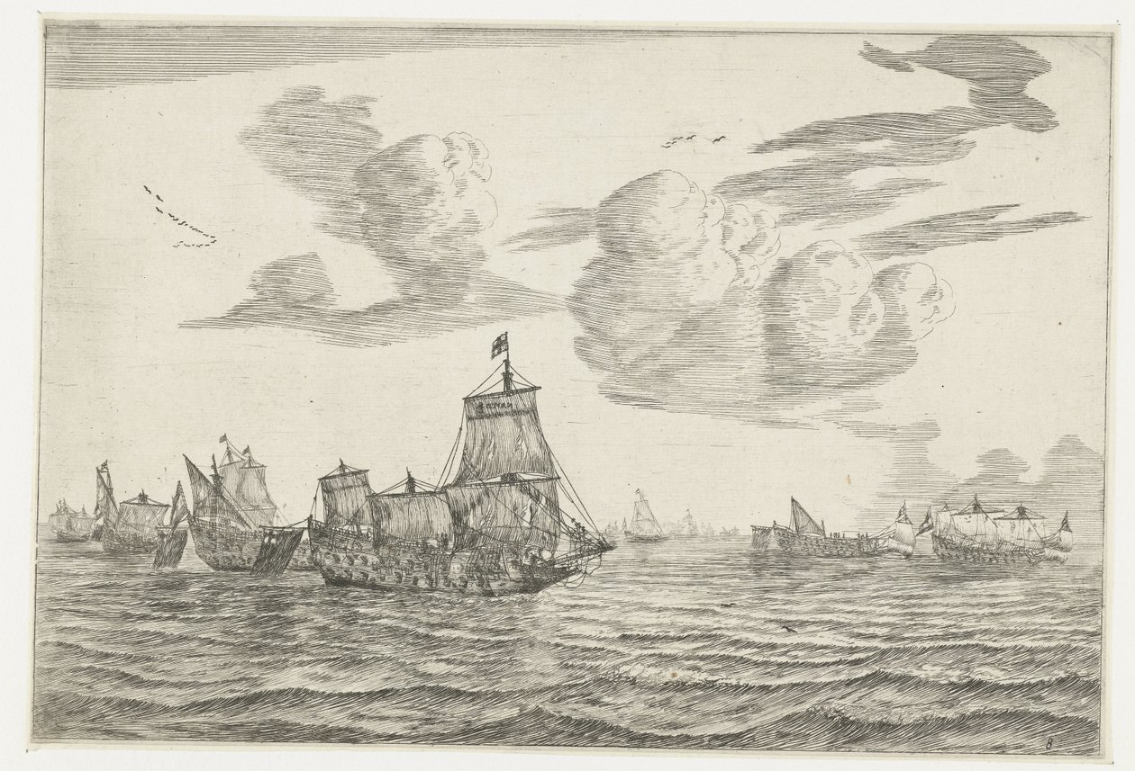 Após a batalha naval New Ship Batalien (título da série) de Reinier Nooms