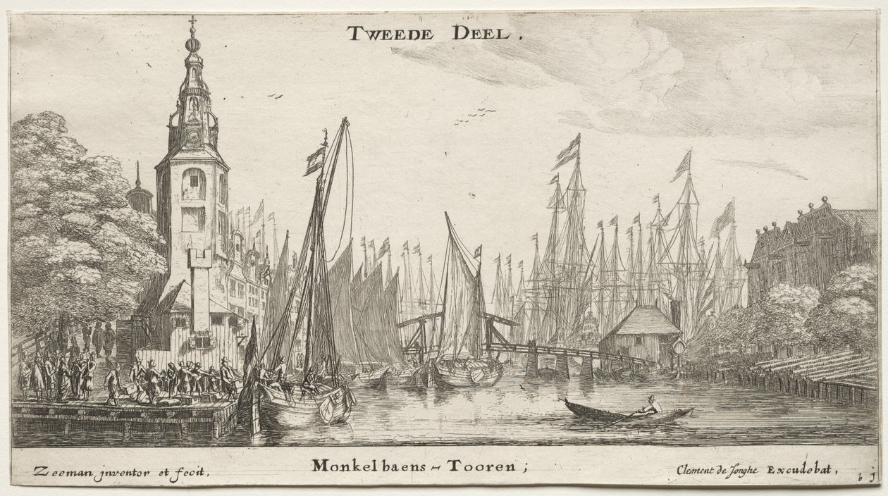 Navios de Amsterdã. de Reinier Nooms