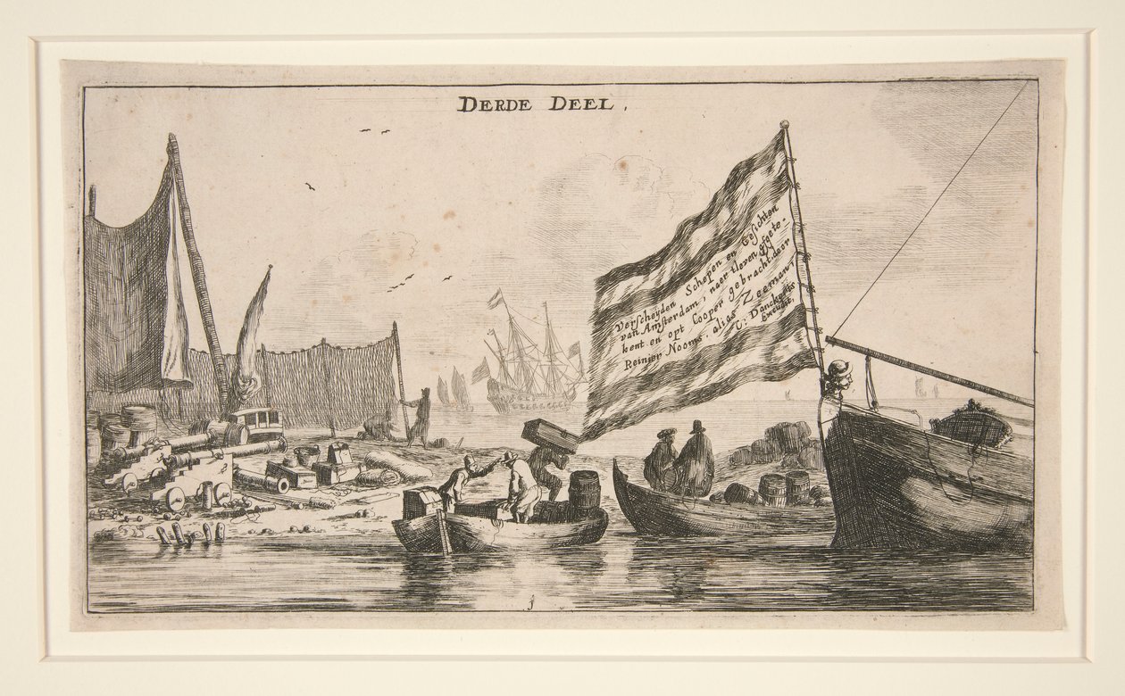 Vistas de Amsterdã, página de rosto Terceira série ( de Reinier Nooms