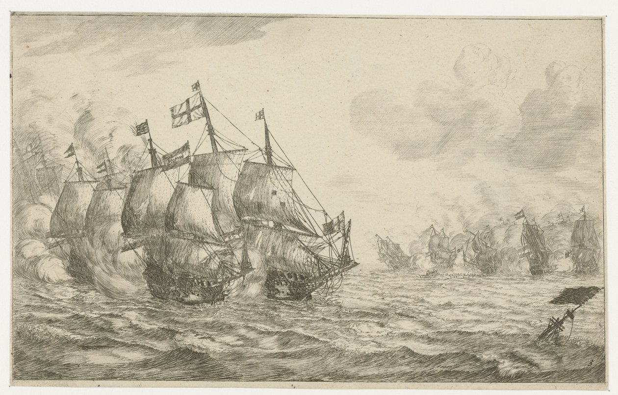 Batalha Naval
Novo batalhão de navios (título da série) de Reinier Nooms