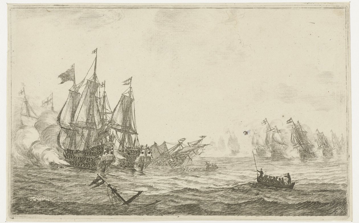 batalha Naval New Ship Batalien (título da série) de Reinier Nooms