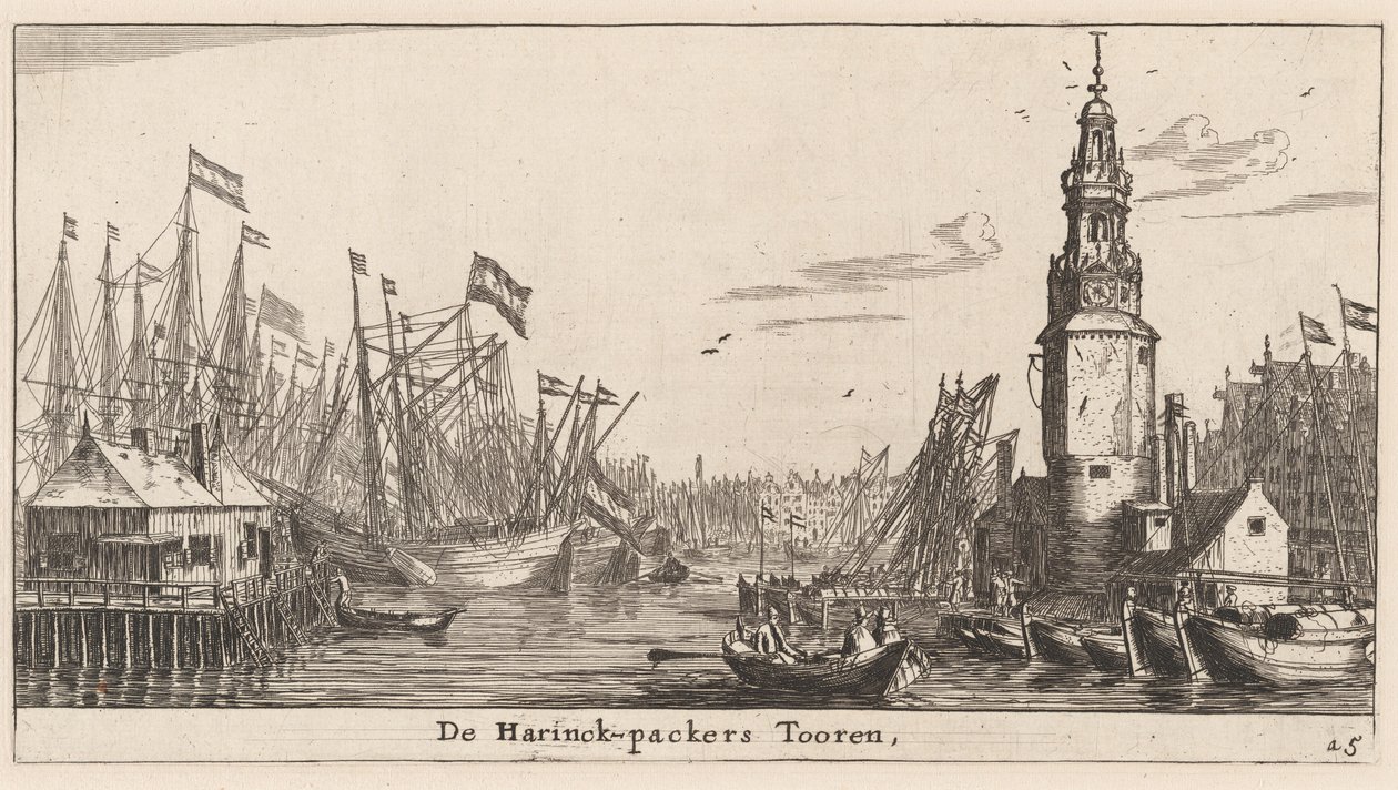 A Torre Haringpakkers em Amsterdã de Reinier Nooms, called Zeeman