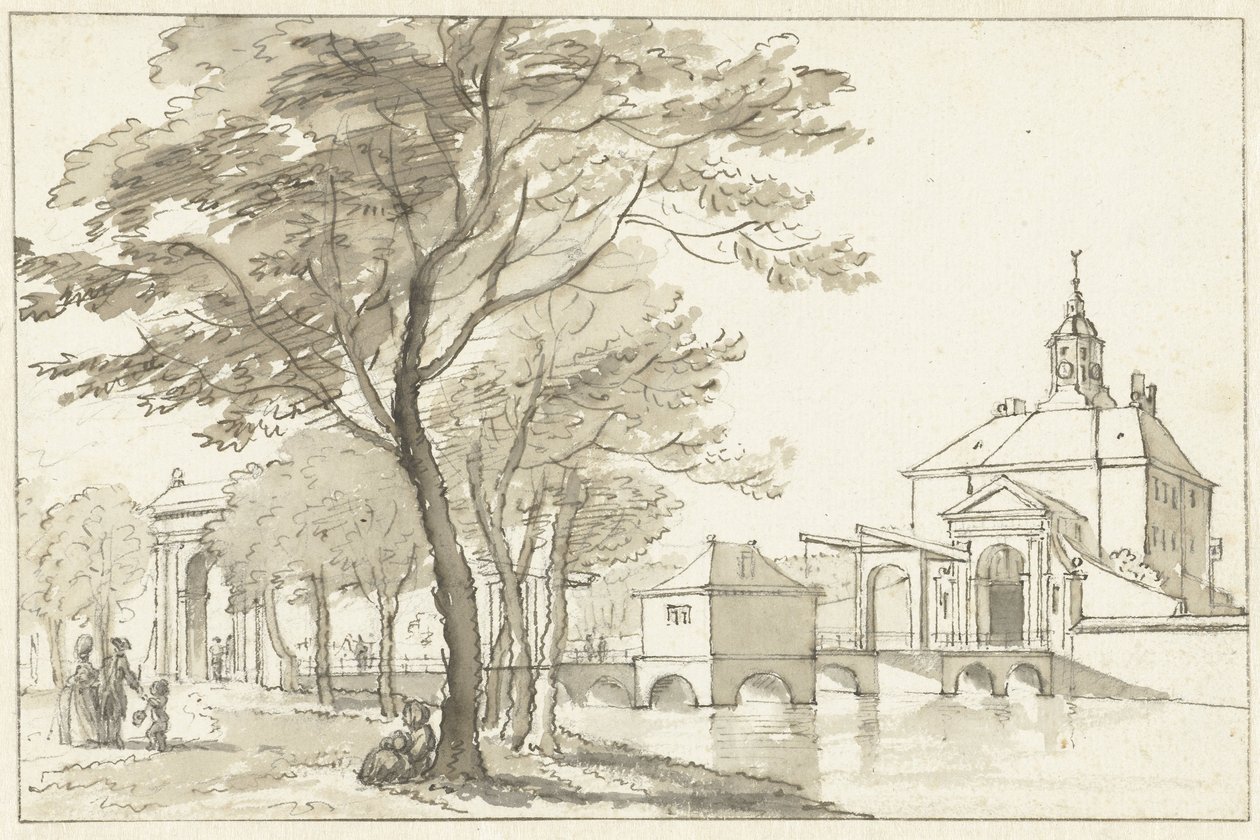 O Muiderpoort, Amsterdão de Reinier Vinkeles (I)