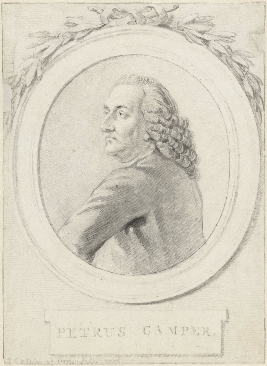 Retrato do Professor Petrus Camper de Reinier Vinkeles (I)
